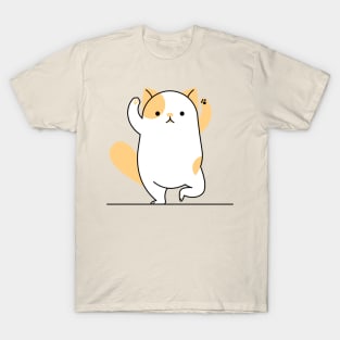 Yoga Cat Doing Tree Pose T-Shirt